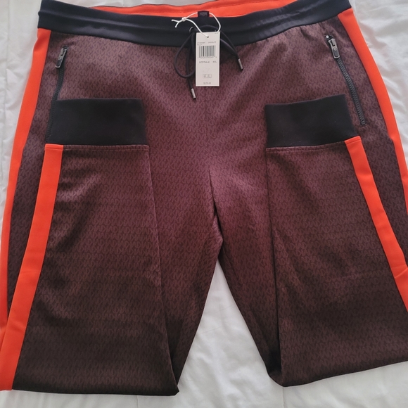 MICHAEL KORS MENSStriped Logo Stretch Knit Joggers size XXL - Picture 5 of 9